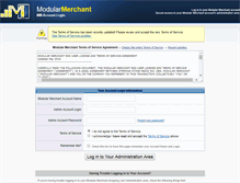 Tablet Screenshot of login.modularmerchant.com